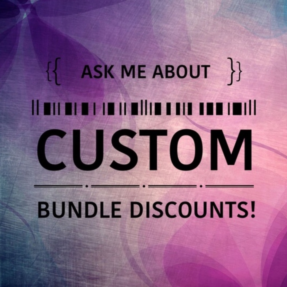 Bundle 3 or more ✨ you won’t be disappointed 😉